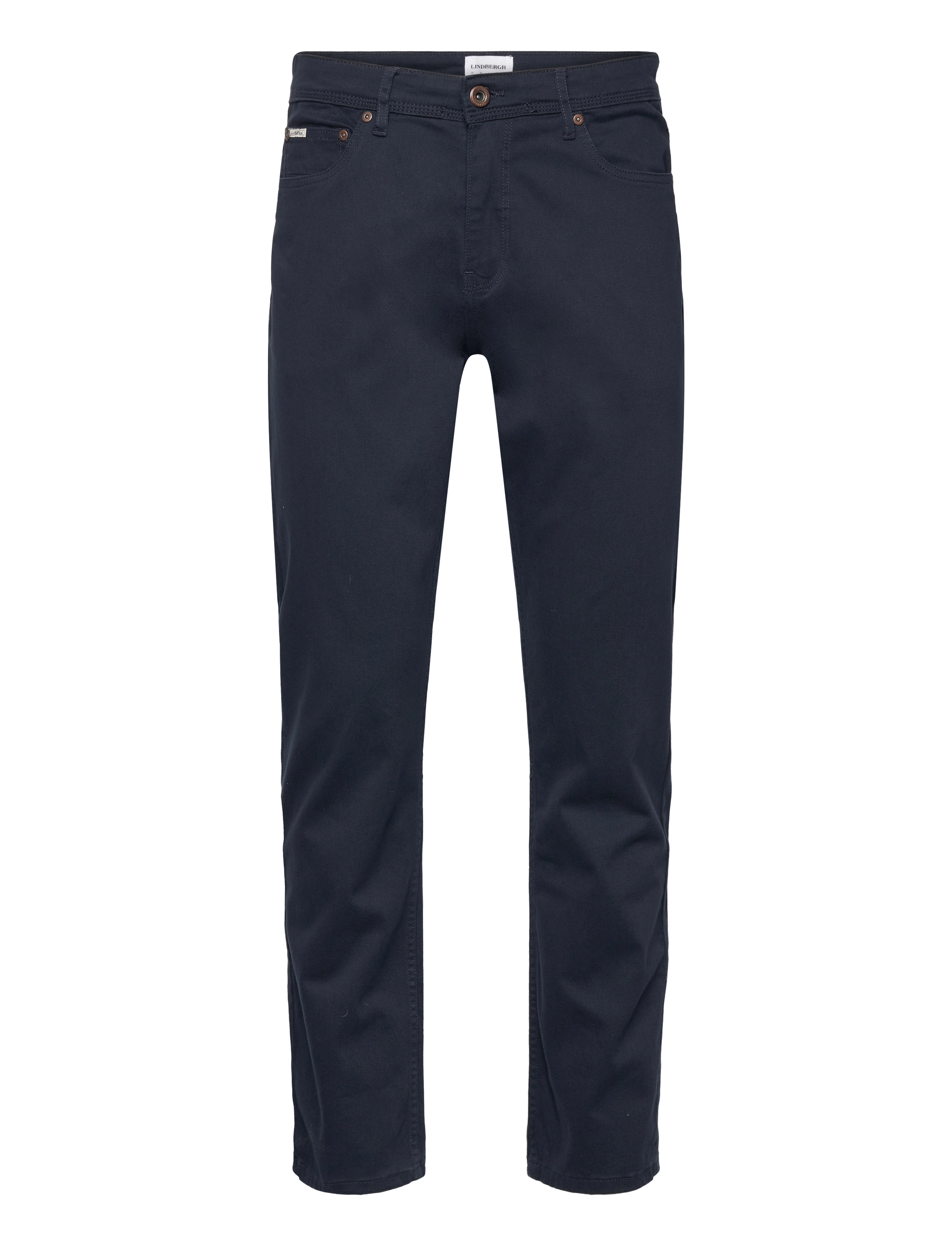 LINDBERGH Twill Superflex 5 Pocket Hosen Navy - 32x32 - Herren