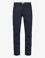 Twill Superflex 5 pocket pants - DK NAVY