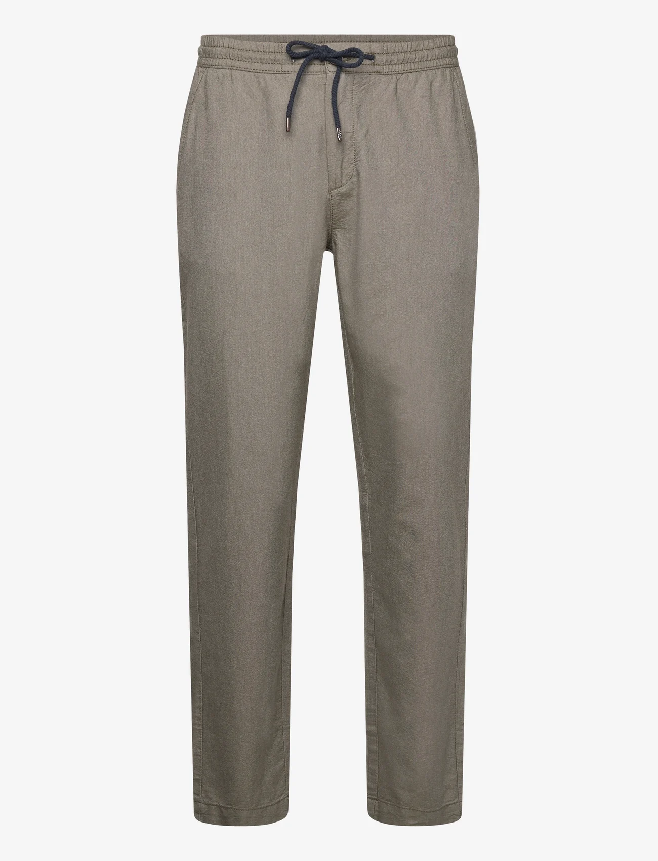 Lindbergh - Oxford drawstring pants - casual trousers - army mix - 0