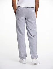 Lindbergh - Oxford drawstring pants - casual trousers - grey mix - 3