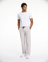 Lindbergh - Oxford drawstring pants - casual trousers - sand mix - 7