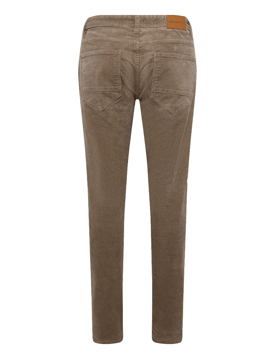 Lindbergh - 5 pocket corduroy pants with superflex - freizeithosen - light sand - 1