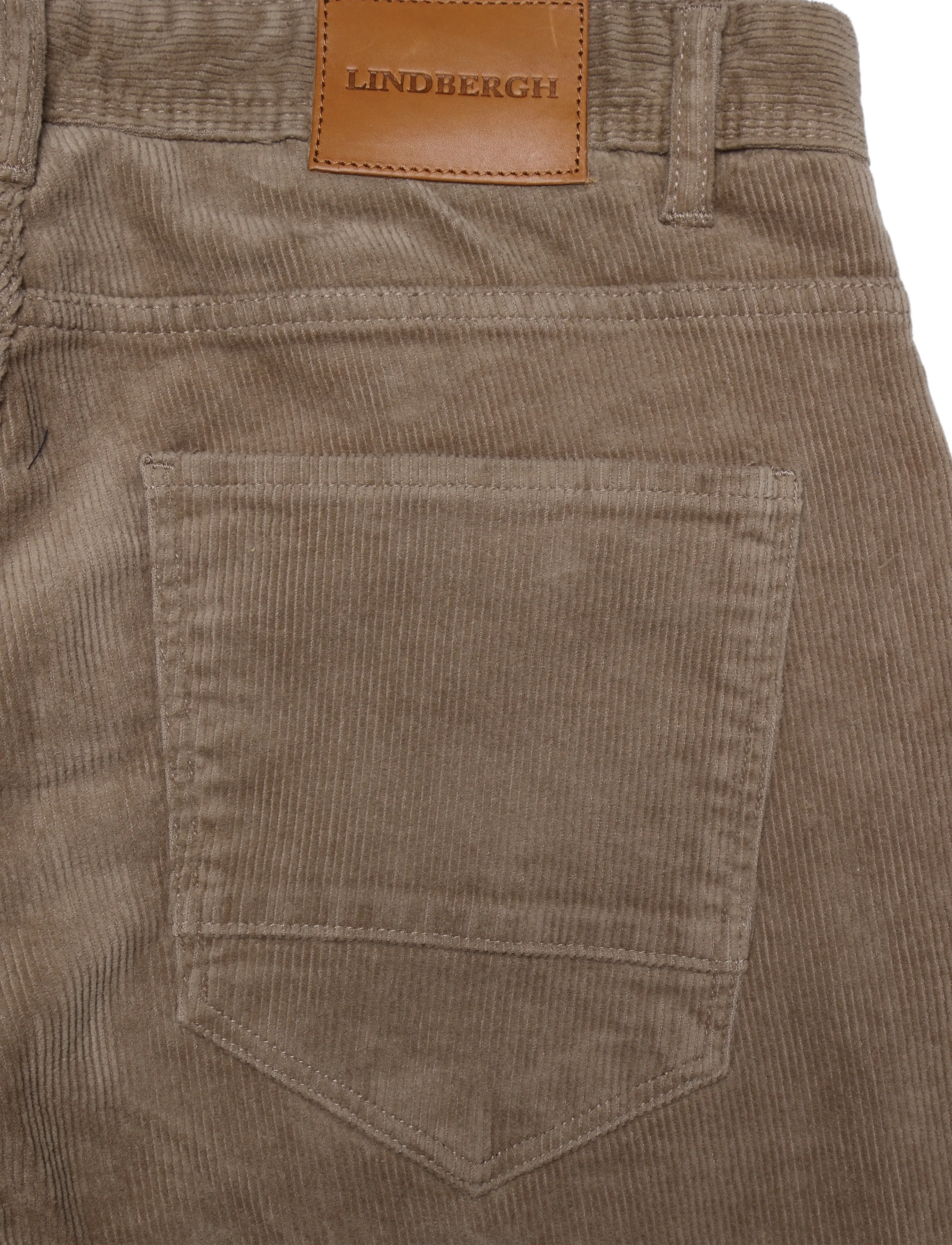 Lindbergh - 5 pocket corduroy pants with superflex - freizeithosen - light sand - 4