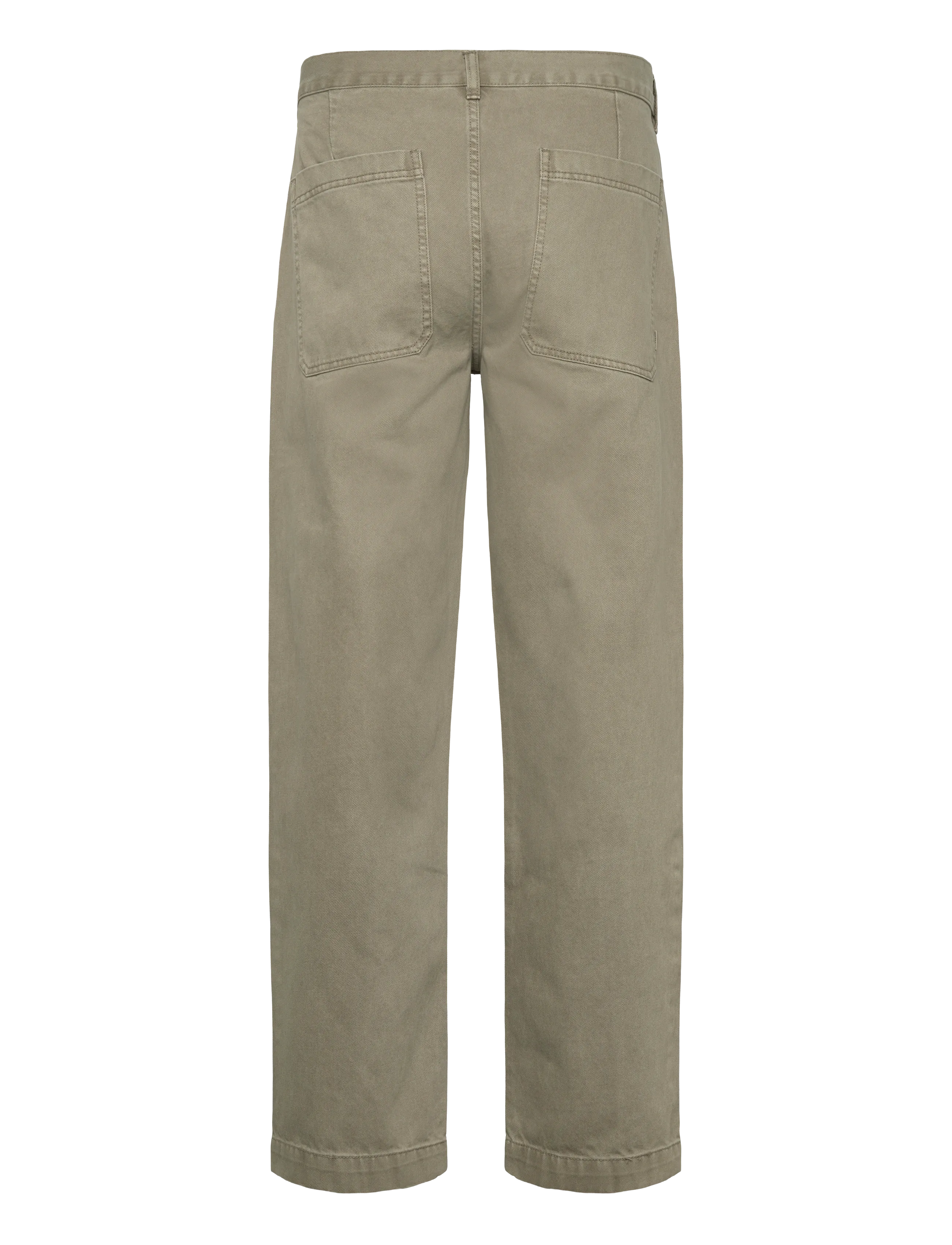 Lindbergh - Pleated pants in colored denim - bukser & jeans - army denim - 1