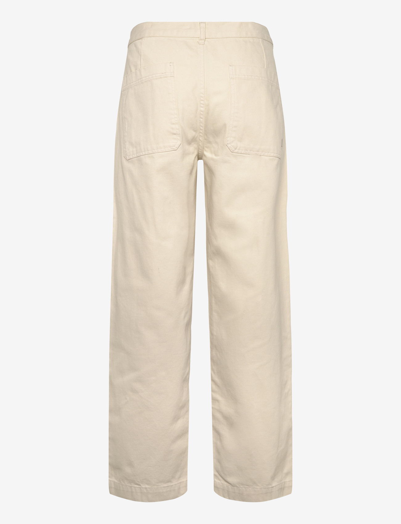Lindbergh - Pleated pants in colored denim - loose jeans - white denim - 2