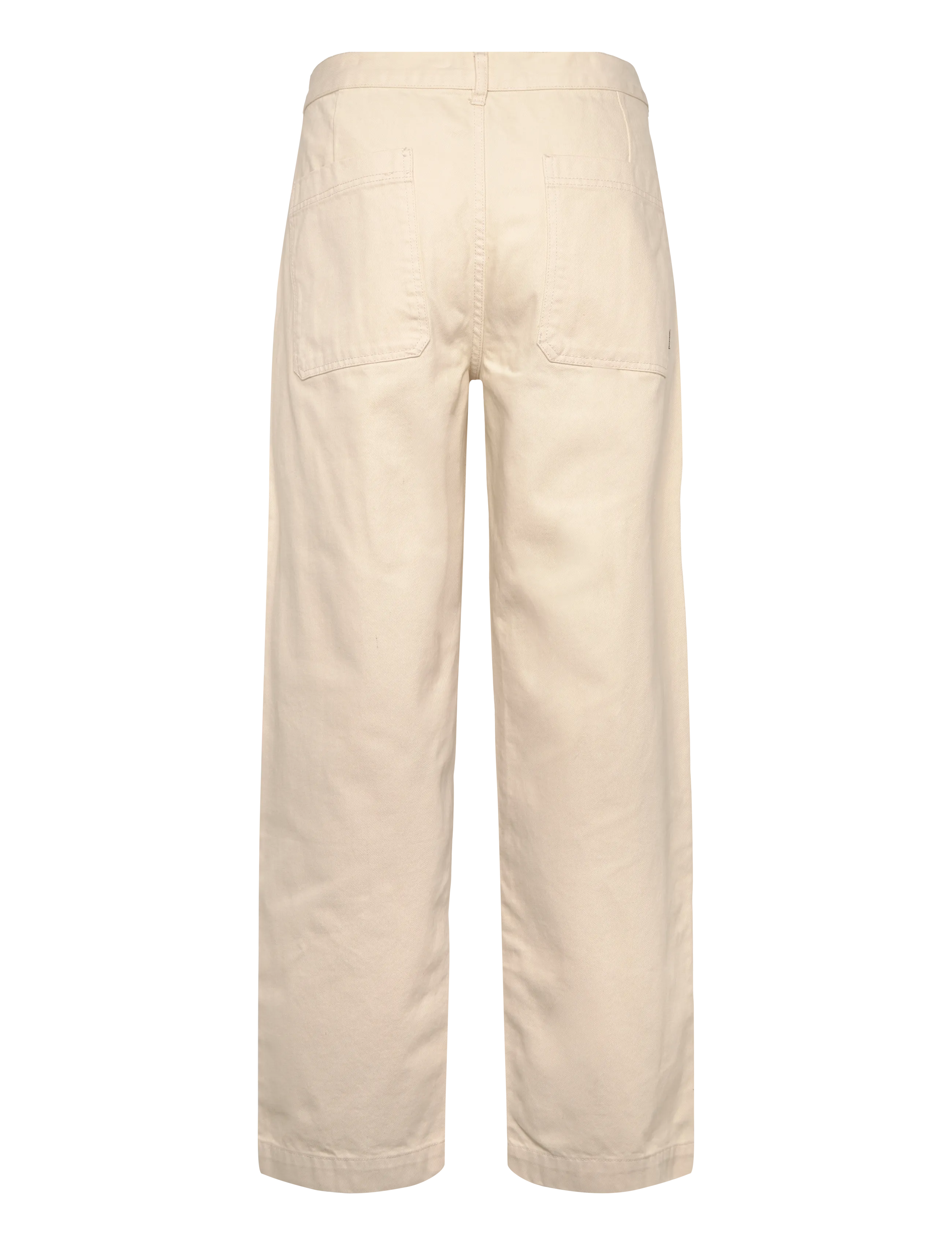 Lindbergh - Pleated pants in colored denim - loose jeans - white denim - 2