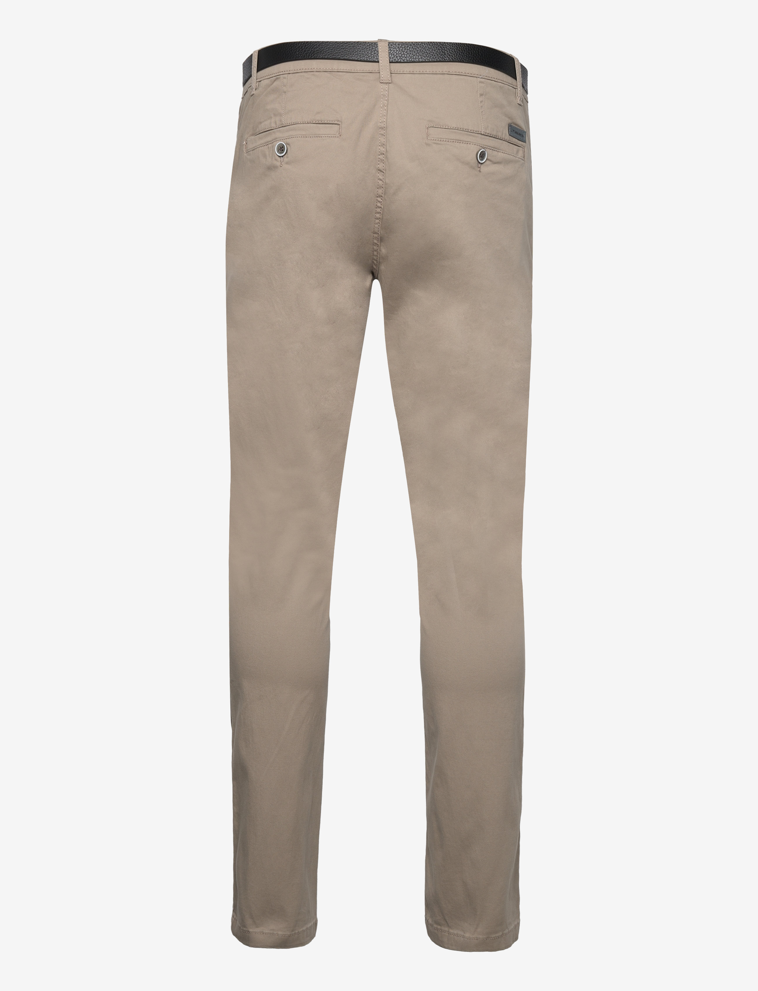 Lindbergh - Classic stretch chino w?. belt - chinosy - dk sand - 2