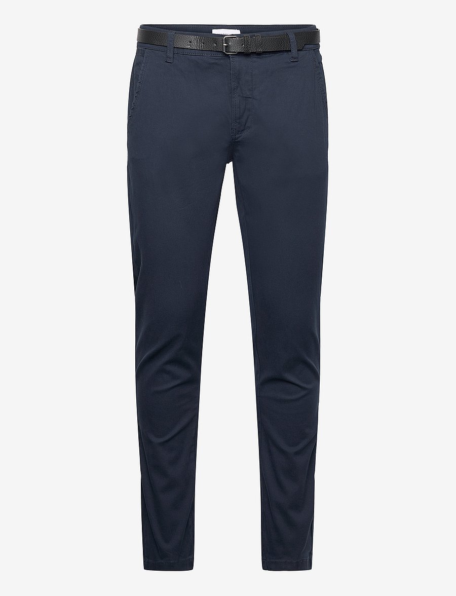 Lindbergh - Classic stretch chino w?. belt - chinos - navy - 1