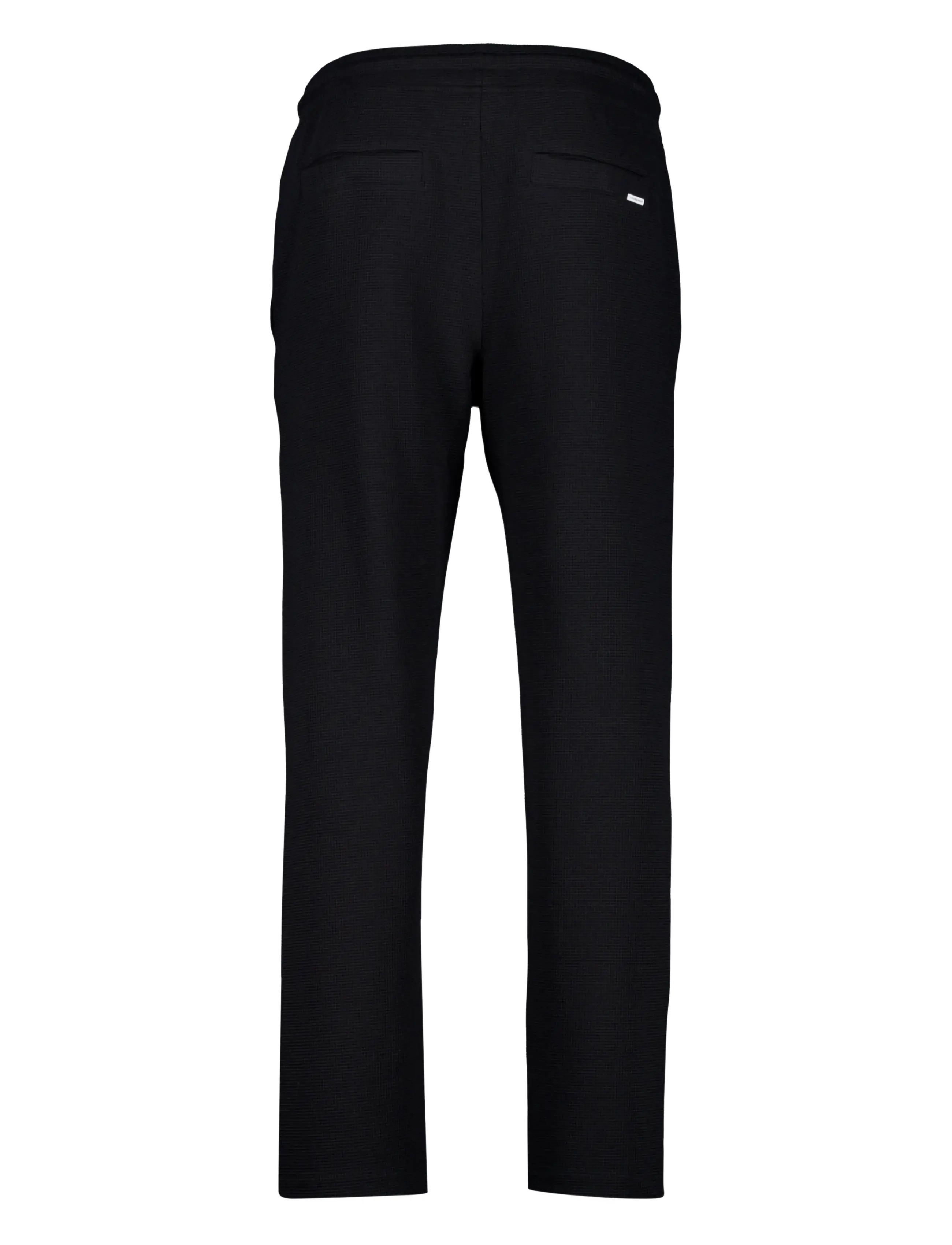 Lindbergh - Waffle sweat pants - dressipüksid - black - 2