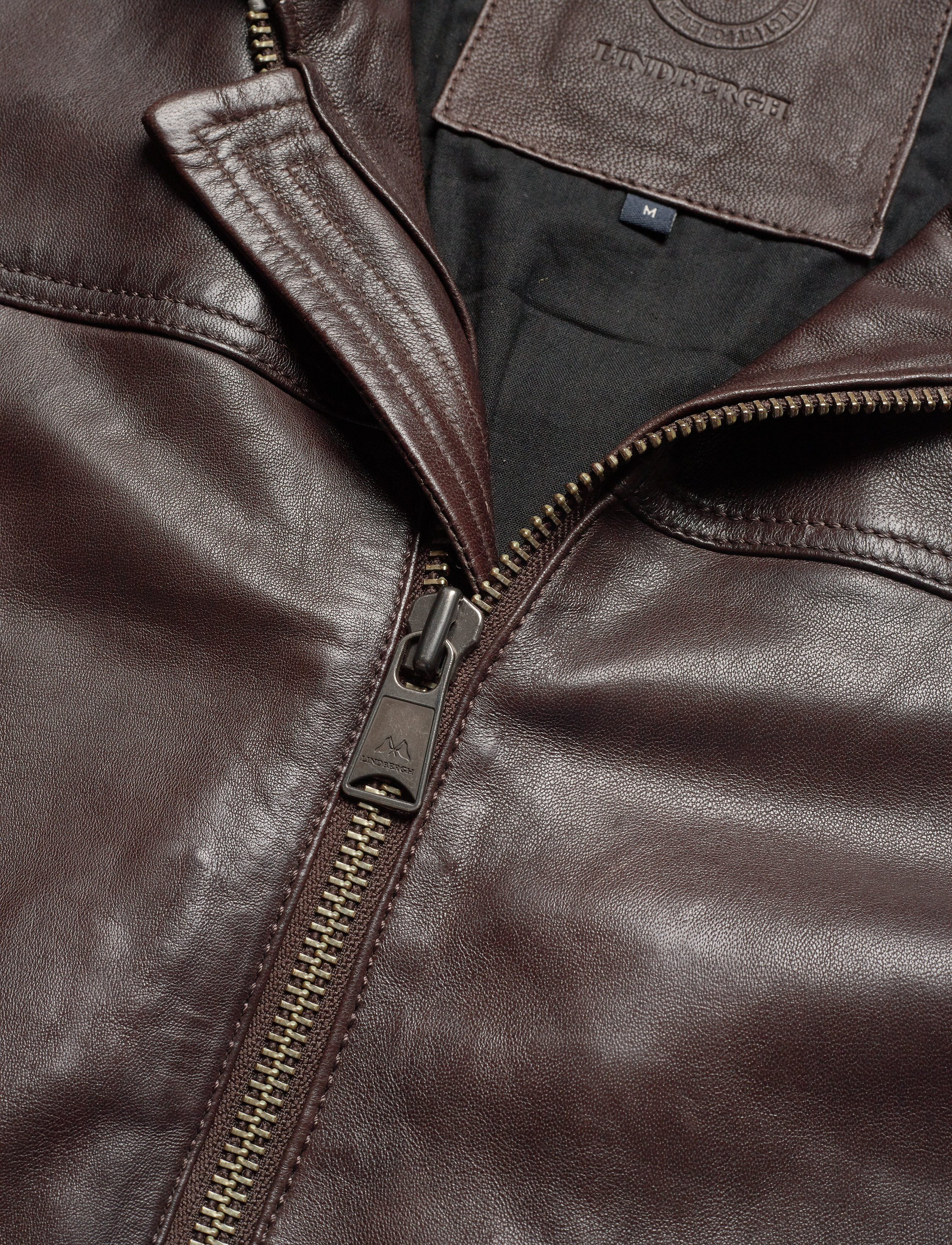 Lindbergh - Leather jacket - brown - 3