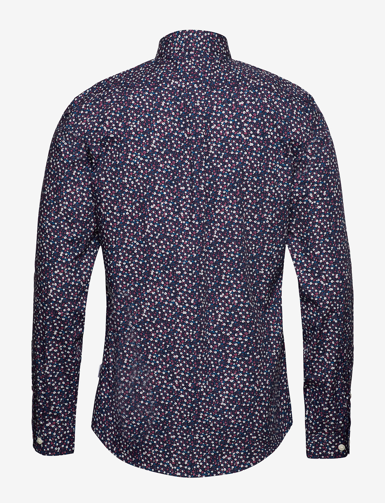Lindbergh - Ditsy floral print shirt L/S - dark blue - 2