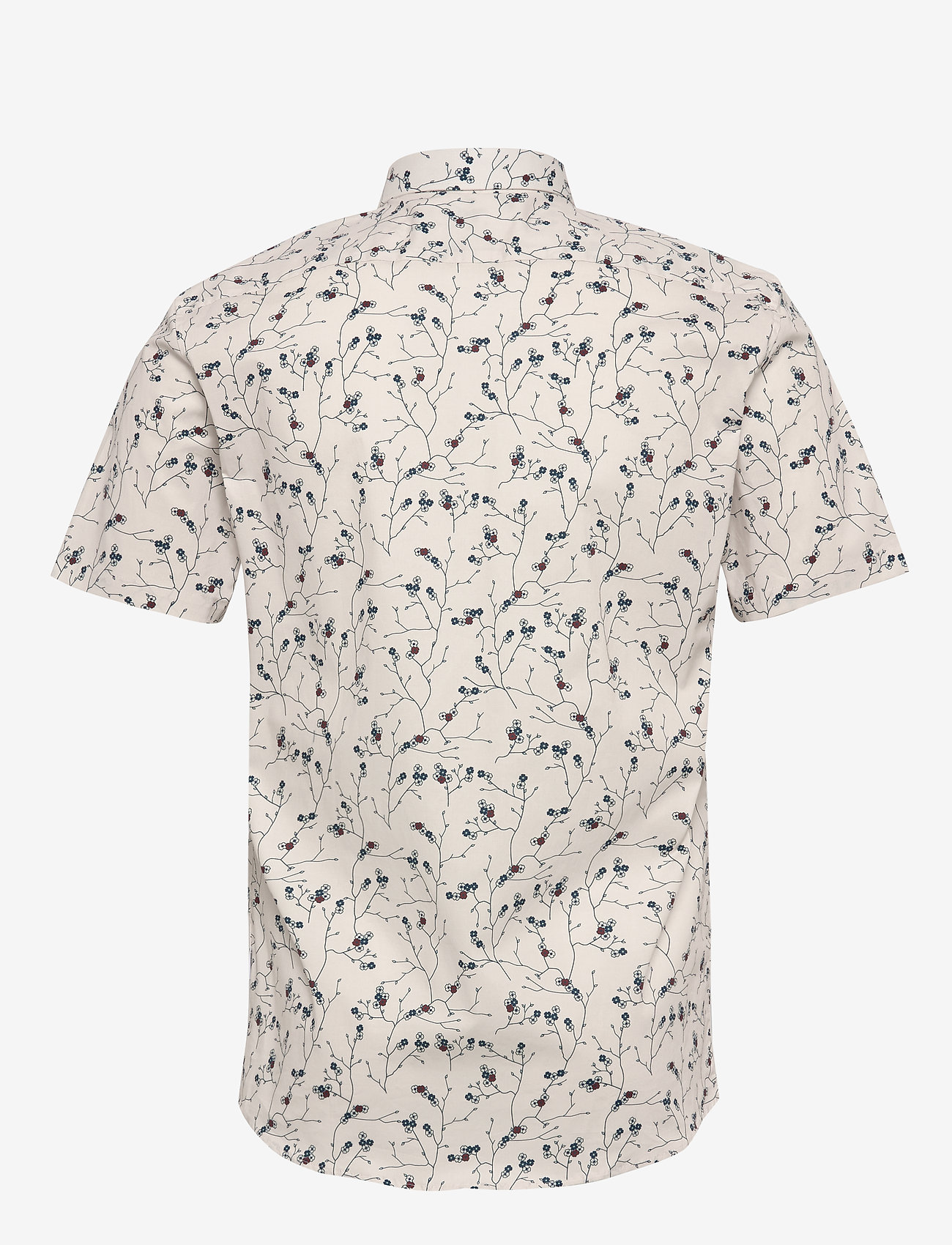 Lindbergh - Floral Print shirt S/S - off white - 1