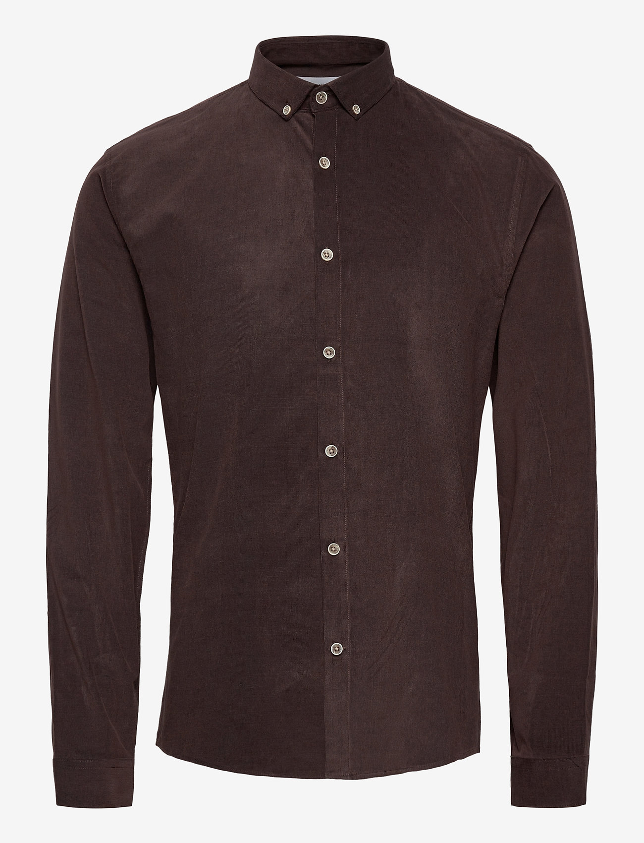 Lindbergh - Fine corduroy shirt L/S - mid brown - 0