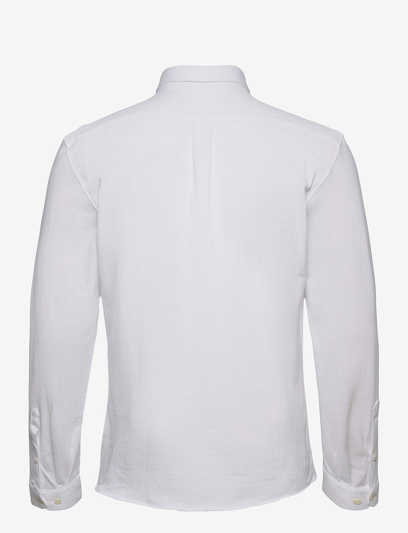 Lindbergh - Pique Superflex shirt L/S - basic skjortor - white - 1