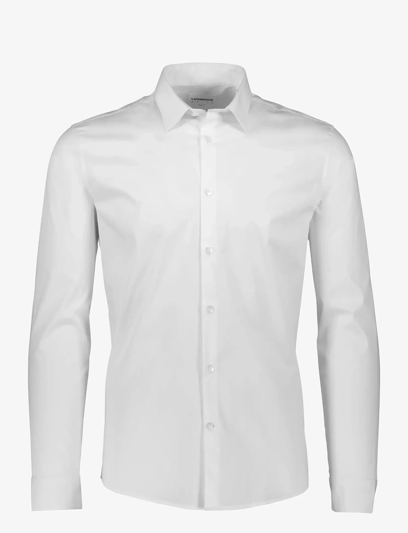 Lindbergh - Superflex poplin shirt L/S - formelle hemden - white - 1