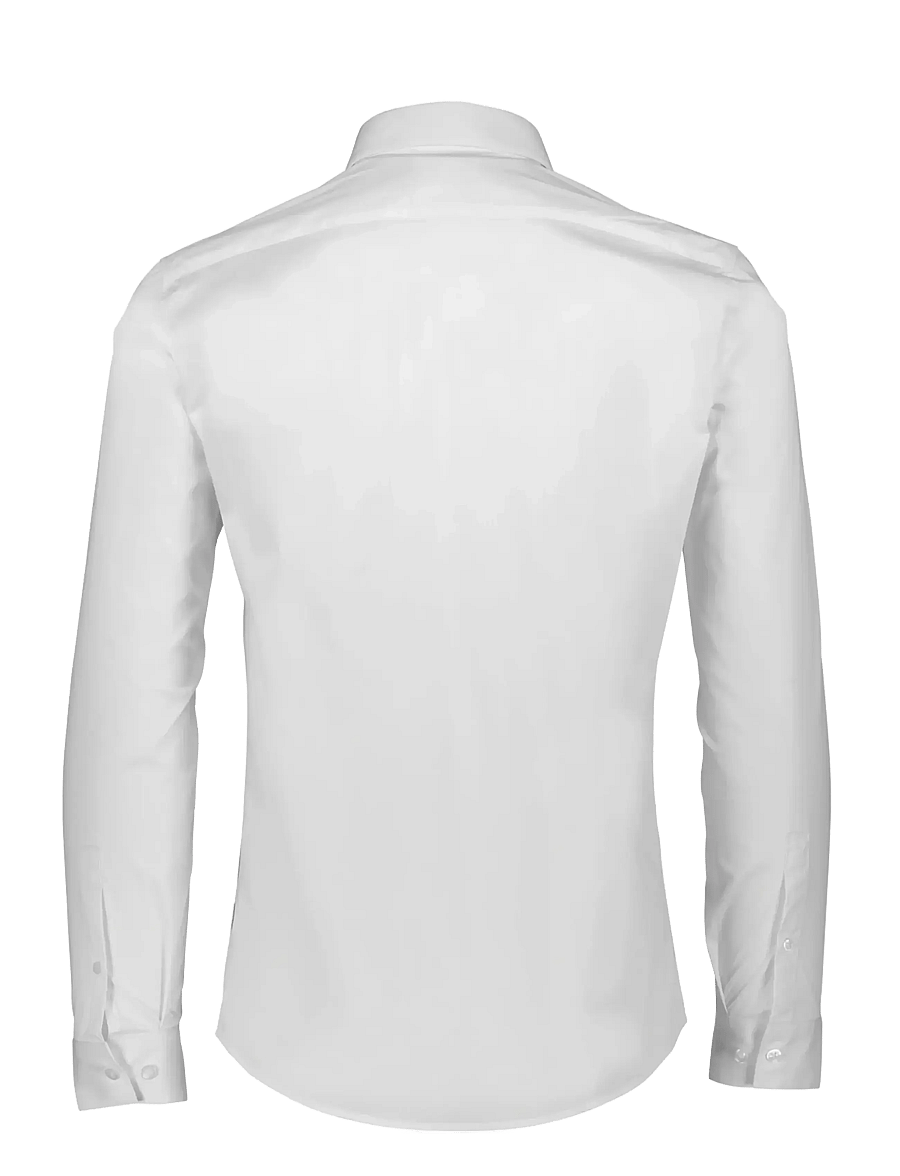 Lindbergh - Superflex poplin shirt L/S - formelle hemden - white - 2