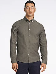 Lindbergh - Oxford superflex shirt L/S - oxford shirts - army mix - 2