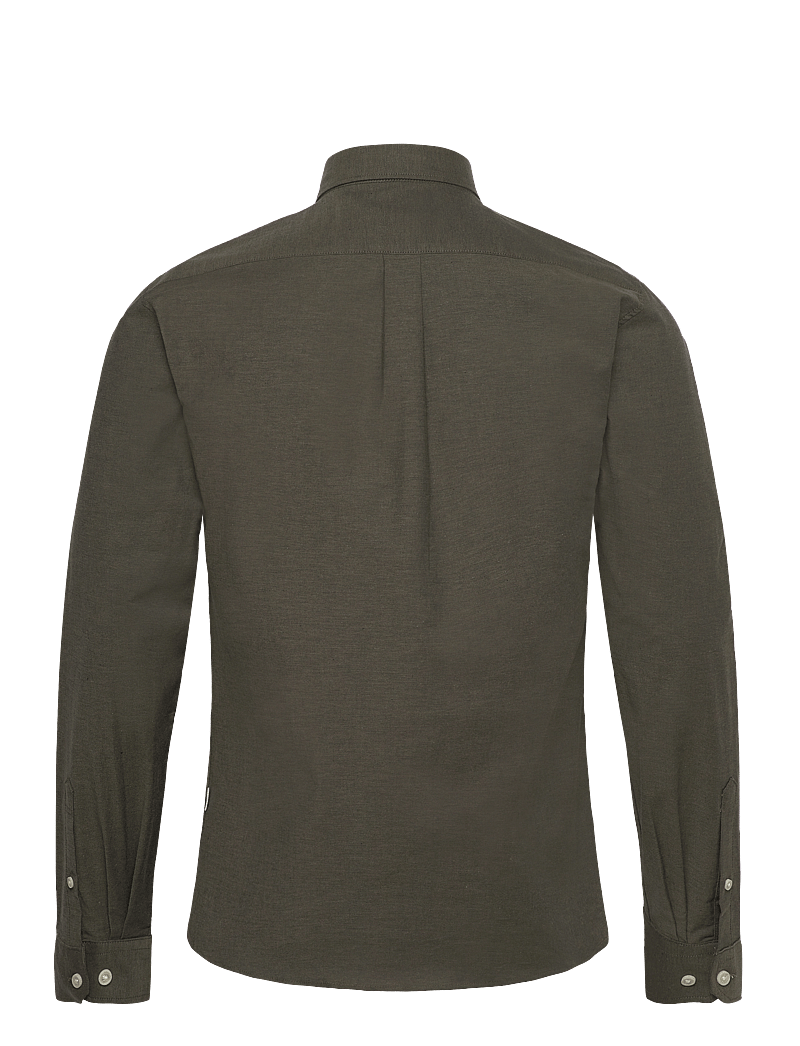 Lindbergh - Yarn dyed oxford superflex shirt L/S - oxfordi särgid - army mix - 2