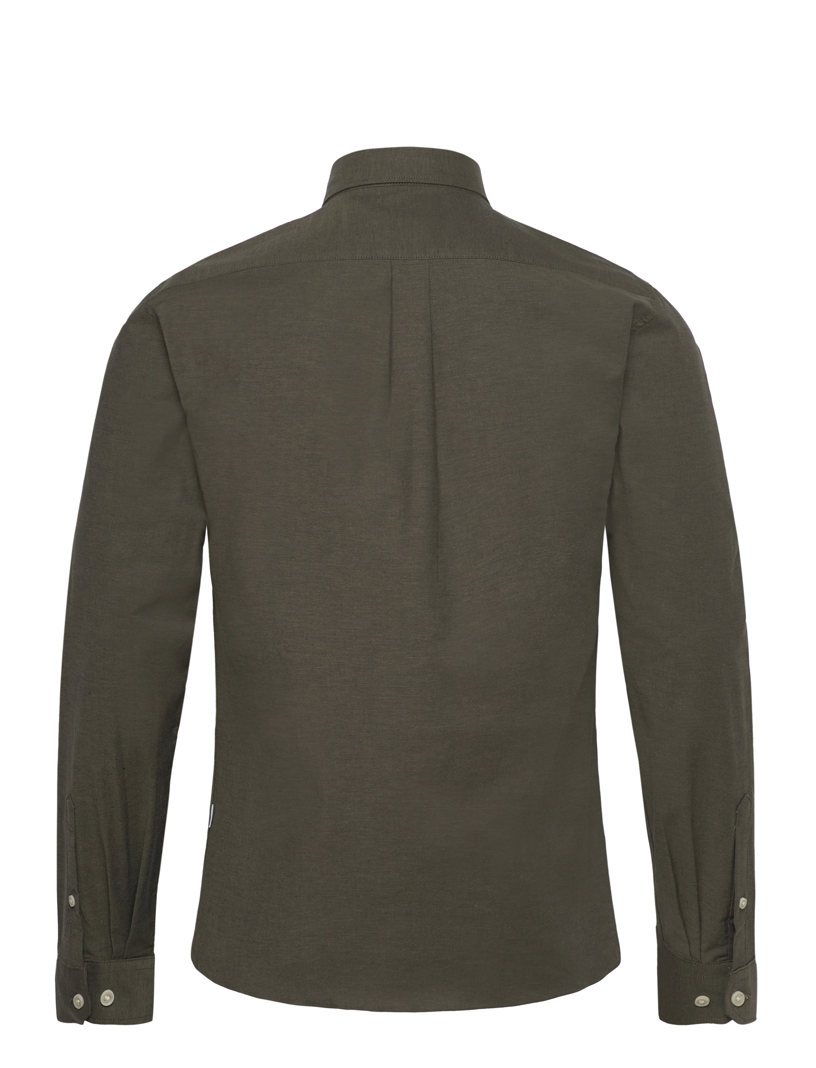 Lindbergh - Yarn dyed oxford superflex shirt L/S - oxfordi särgid - army mix - 2