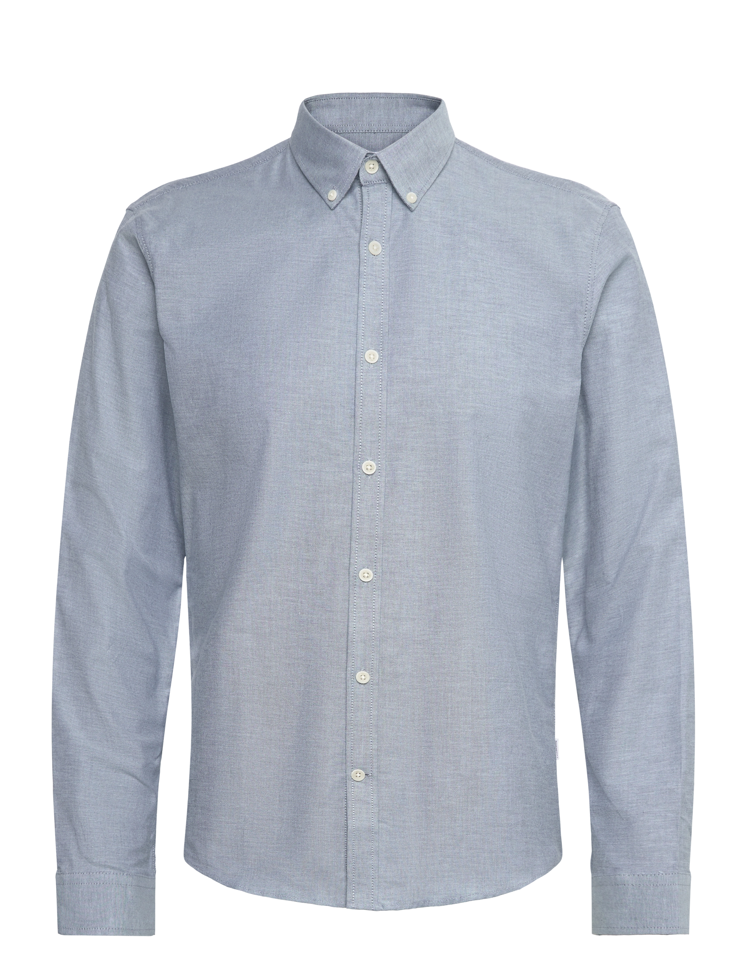 Lindbergh - Yarn dyed oxford superflex shirt L/S - oxford overhemden - dk blue mix - 1