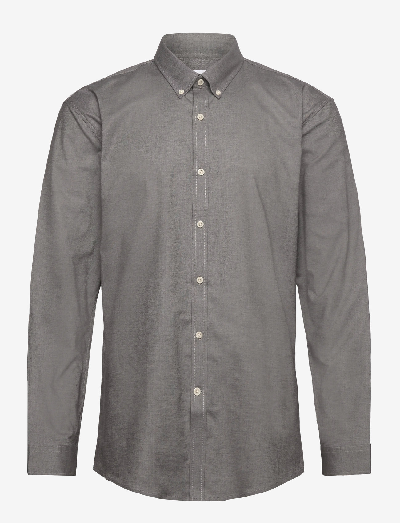 Lindbergh - Yarn dyed oxford superflex shirt L/S - oxford skjorter - dust grey mix - 0