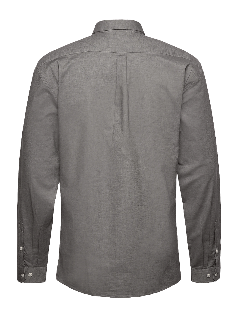 Lindbergh - Yarn dyed oxford superflex shirt L/S - oxfordi särgid - dust grey mix - 1