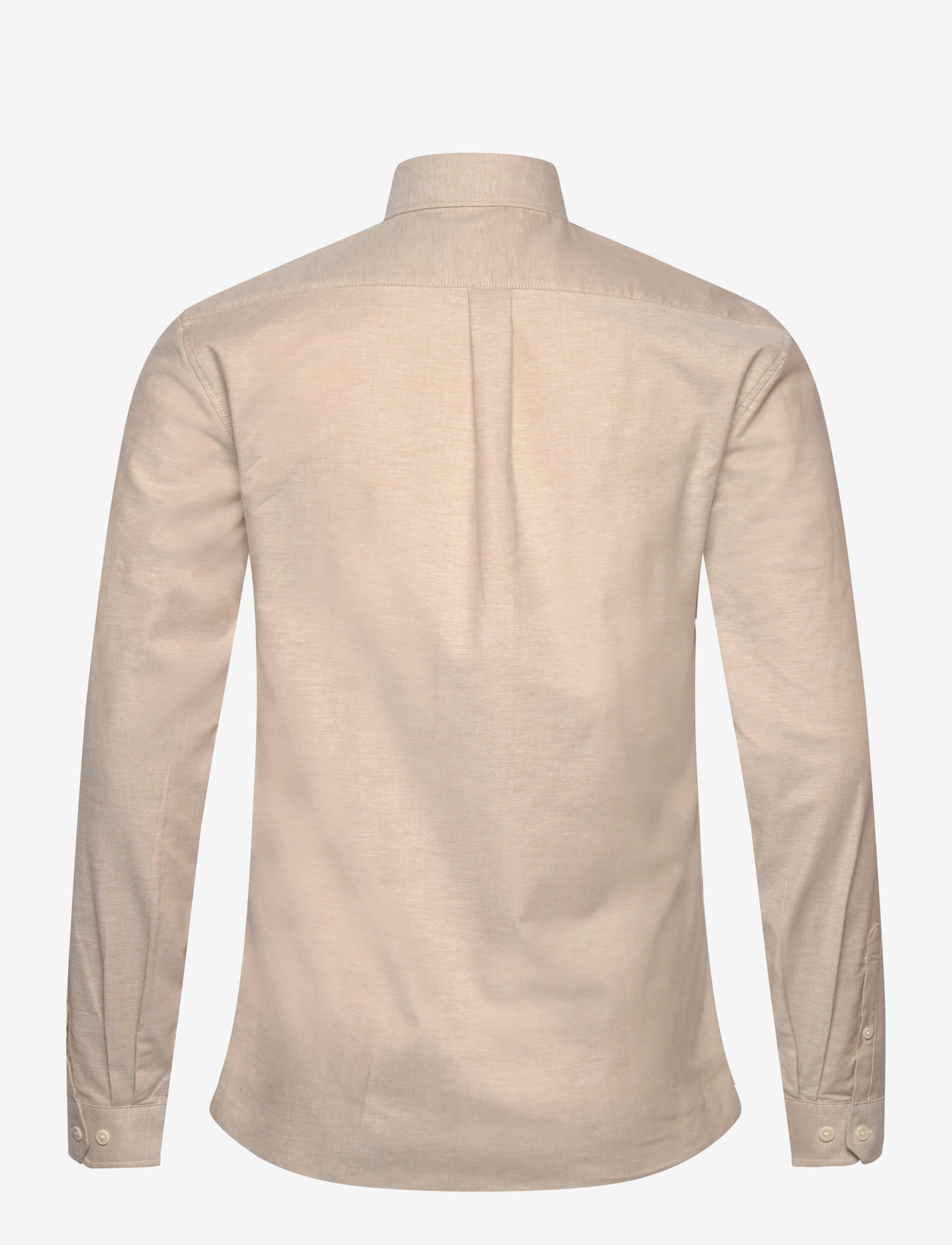 Lindbergh - Yarn dyed oxford superflex shirt L/S - oxford skjorter - faded sand mix - 1