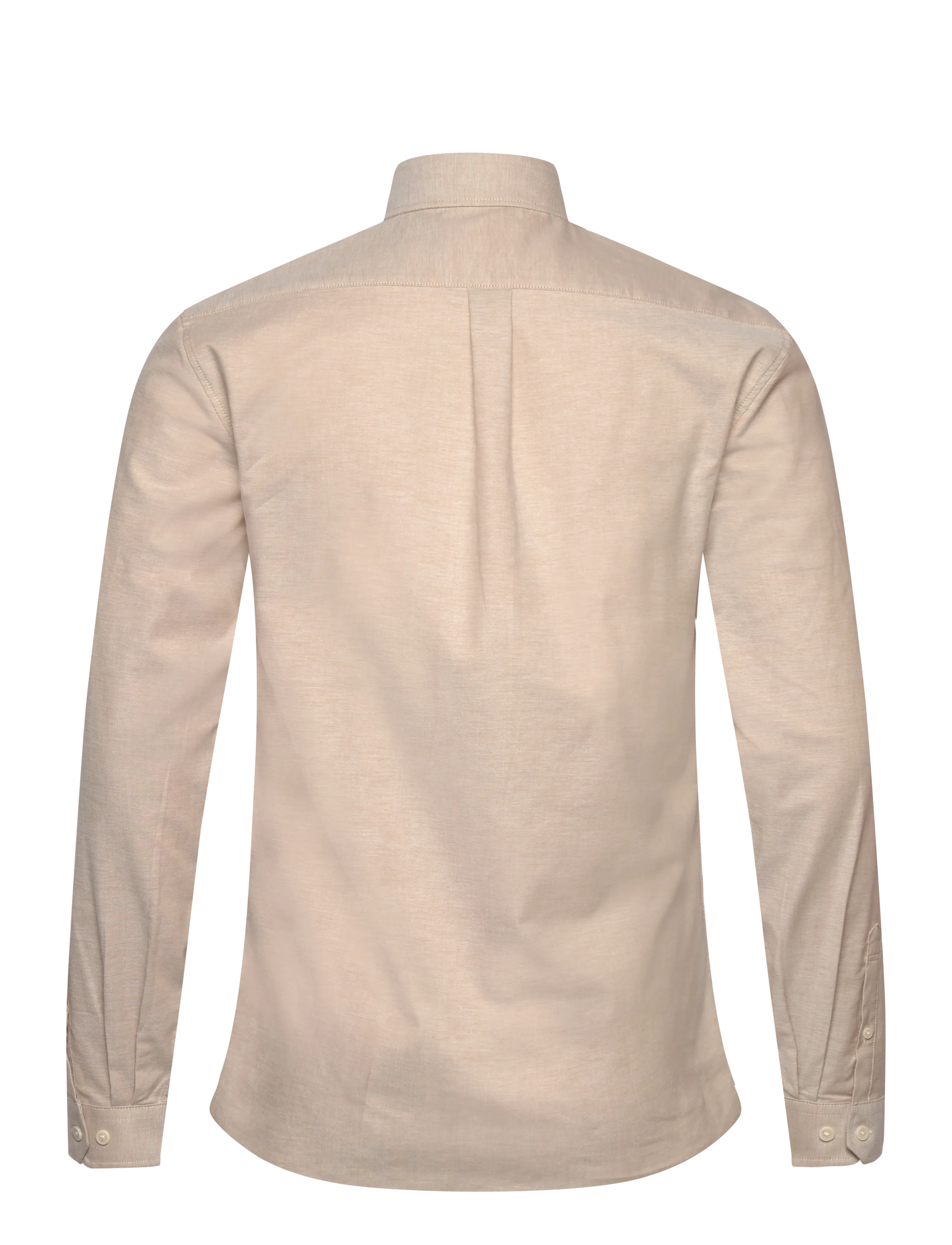 Lindbergh - Yarn dyed oxford superflex shirt L/S - oxford-hemden - faded sand mix - 1
