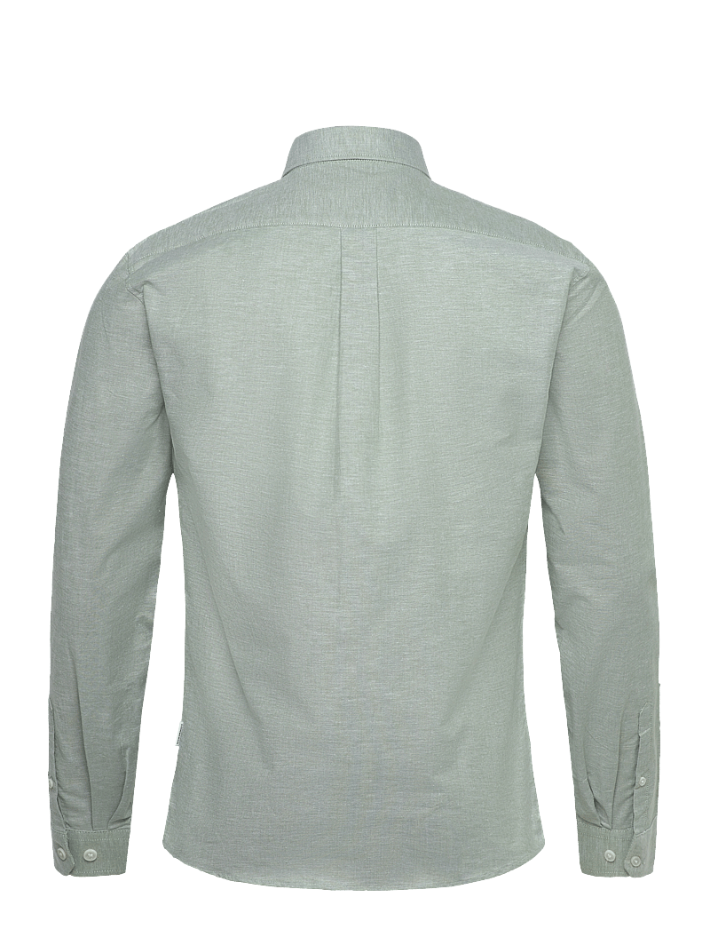 Lindbergh - Yarn dyed oxford superflex shirt - oxford shirts - lt army mix - 2