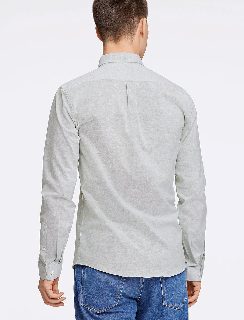 Lindbergh - Yarn dyed oxford superflex shirt - oxford shirts - lt army mix - 3