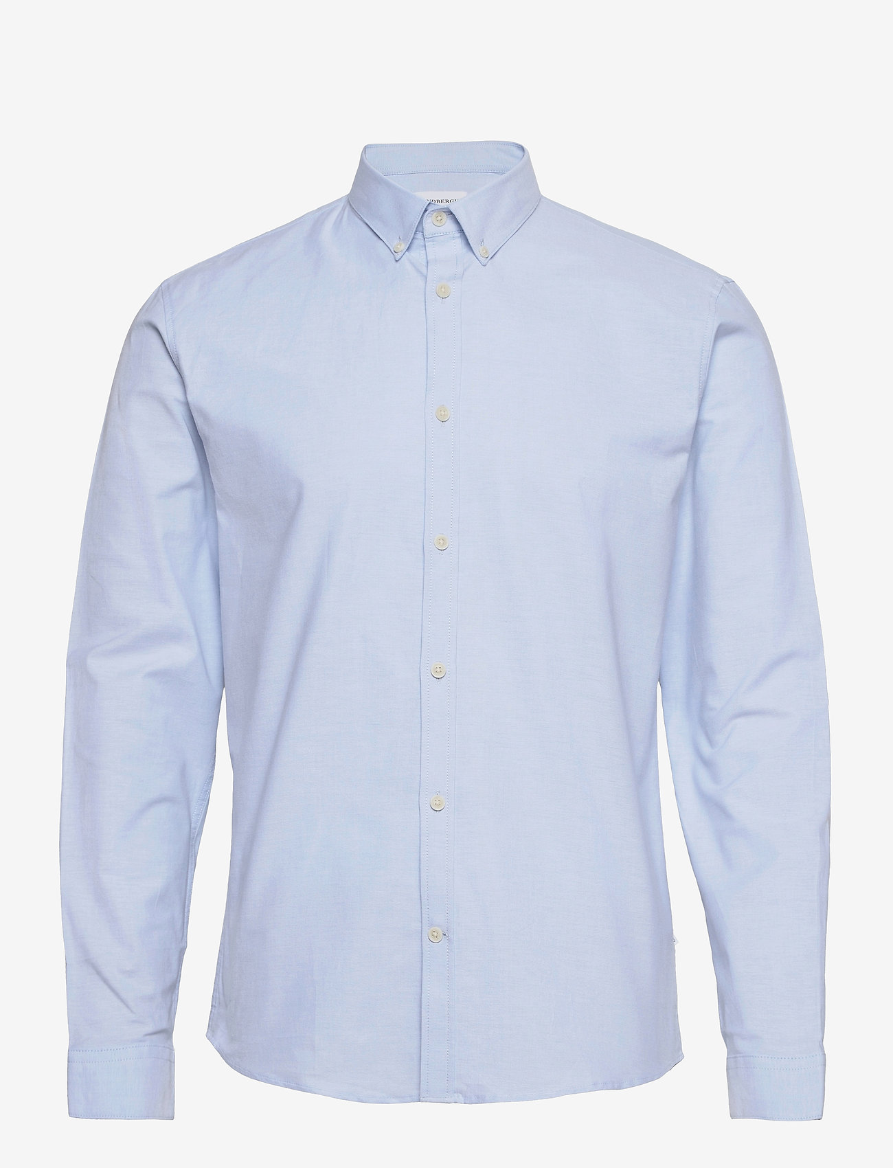 Lindbergh - Yarn dyed oxford superflex shirt - oxford skjorter - lt blue mix - 1