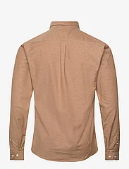 Lindbergh - Oxford superflex shirt L/S - oxford shirts - lt brown mix - 1