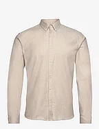 Oxford superflex shirt L/S - LT SAND MIX