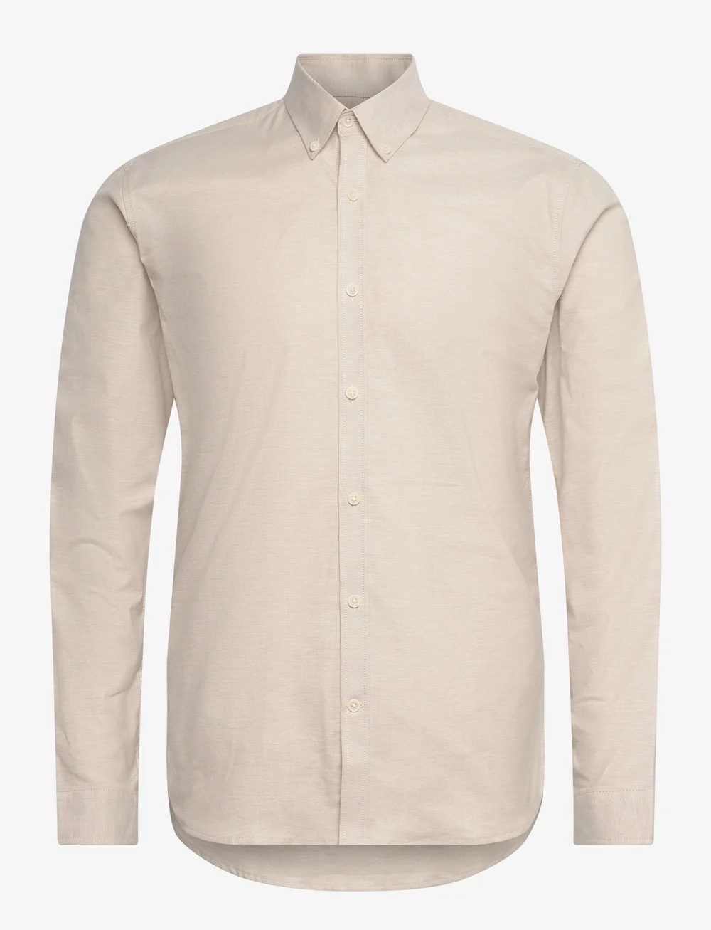 Lindbergh - Oxford superflex shirt L/S - oxford skjorter - lt sand mix - 1