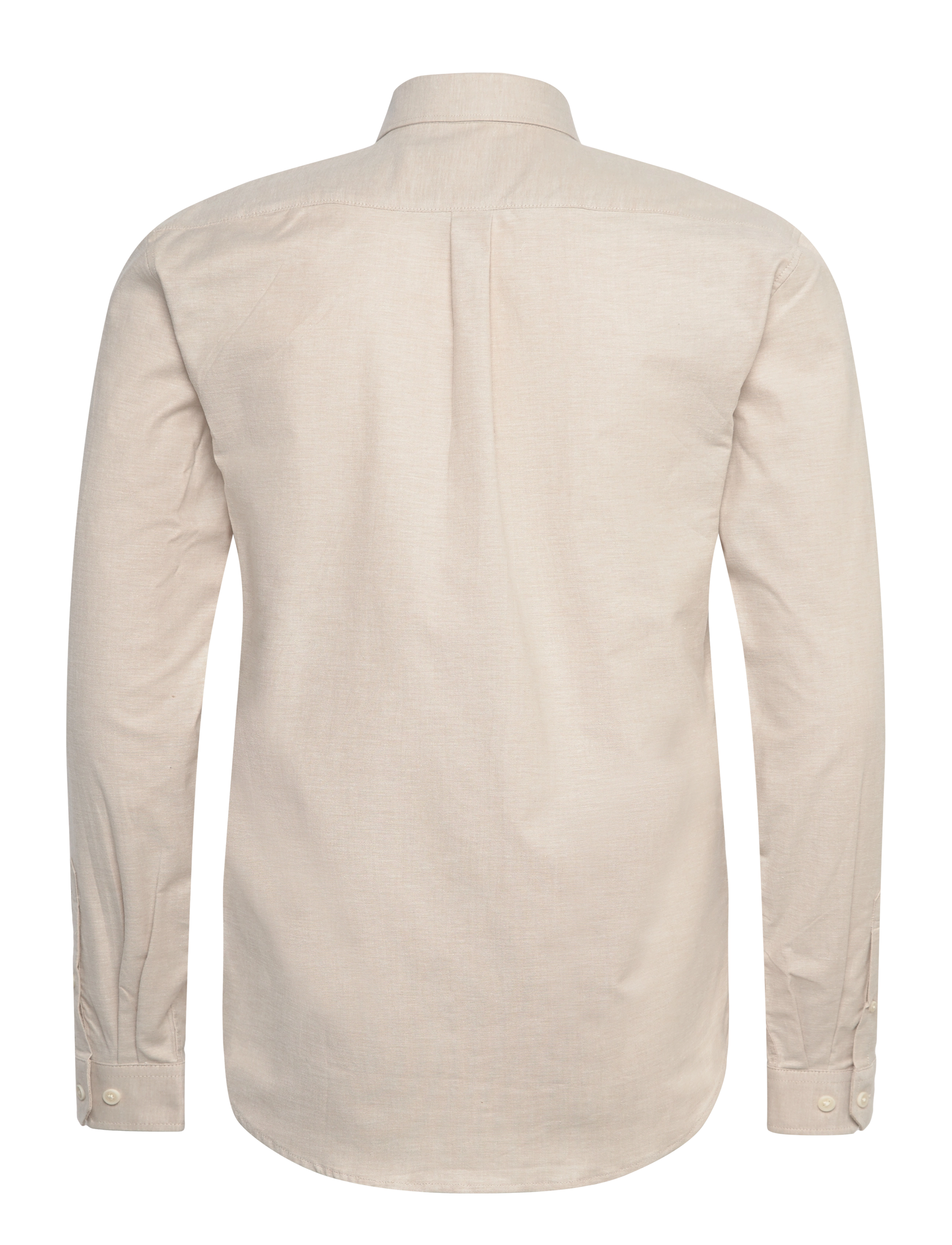 Lindbergh - Yarn dyed oxford superflex shirt L/S - oxfordi särgid - lt sand mix - 2