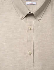 Lindbergh - Oxford superflex shirt L/S - oxford skjorter - lt sand mix - 3