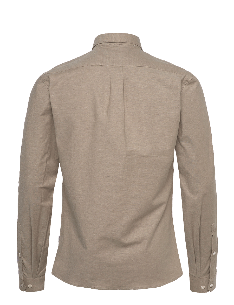 Lindbergh - Yarn dyed oxford superflex shirt L/S - oxfordi särgid - lt stone mix - 2