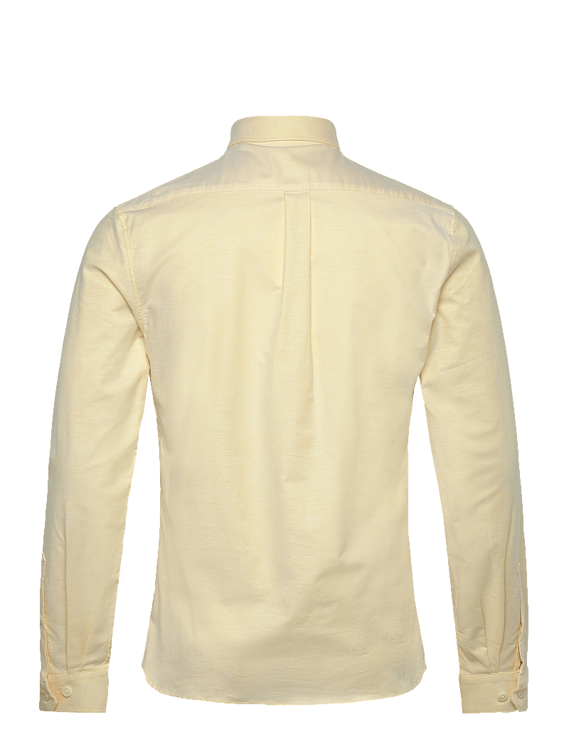 Lindbergh - Yarn dyed oxford superflex shirt - oxford skjorter - lt yellow mix - 2
