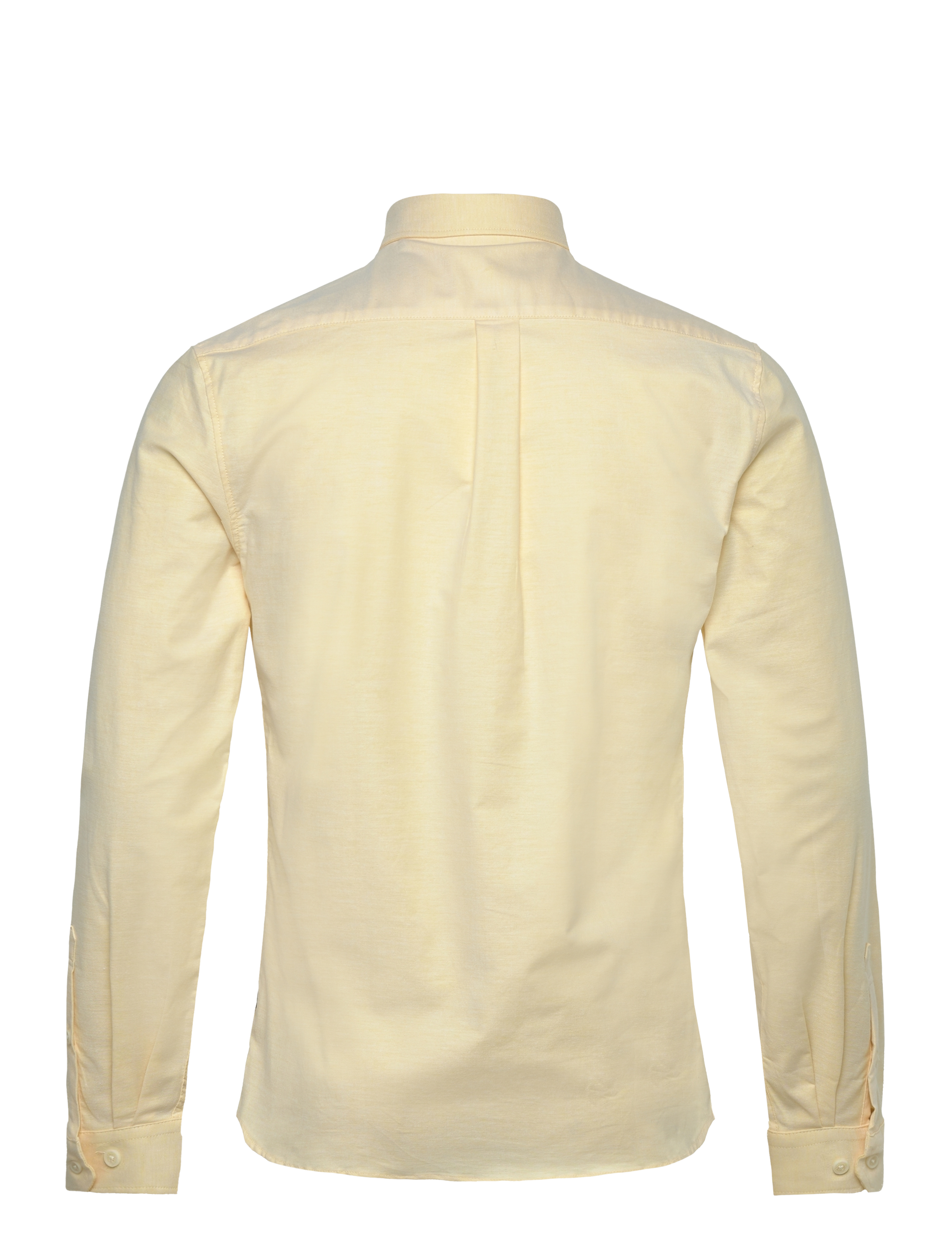 Lindbergh - Yarn dyed oxford superflex shirt L/S - oxford-hemden - lt yellow mix - 2