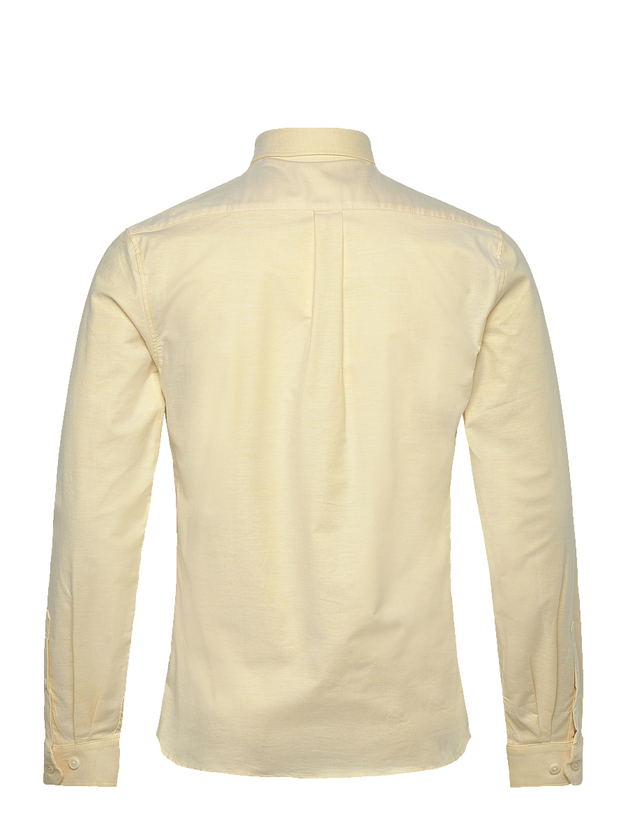 Lindbergh - Yarn dyed oxford superflex shirt L/S - oxford-hemden - lt yellow mix - 2