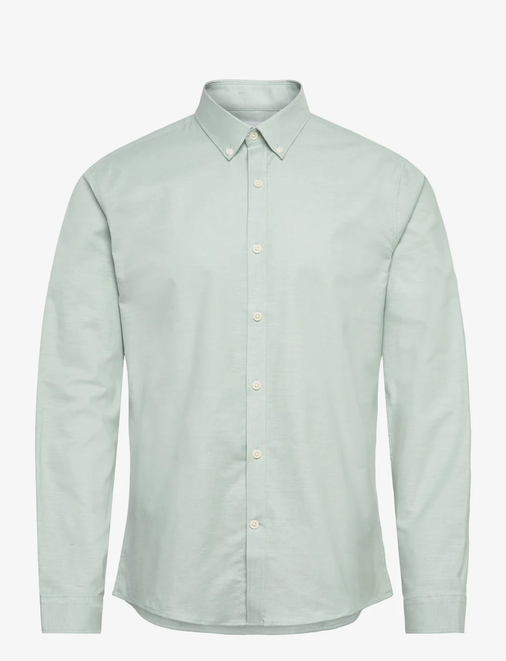 Lindbergh - Oxford superflex shirt L/S - oxford skjorter - mid green mix - 1
