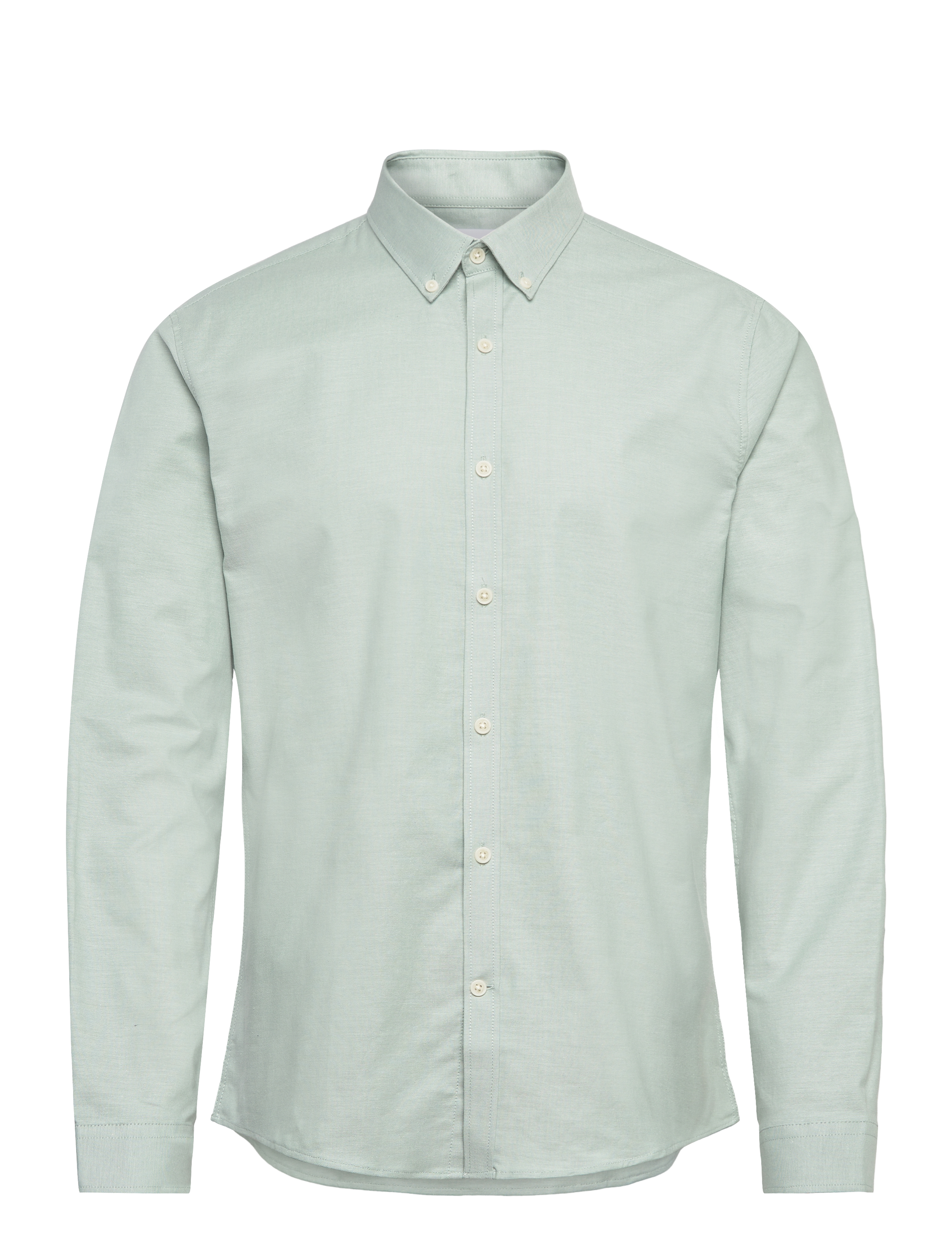 Lindbergh - Yarn dyed oxford superflex shirt L/S - oxfordi särgid - mid green mix - 1