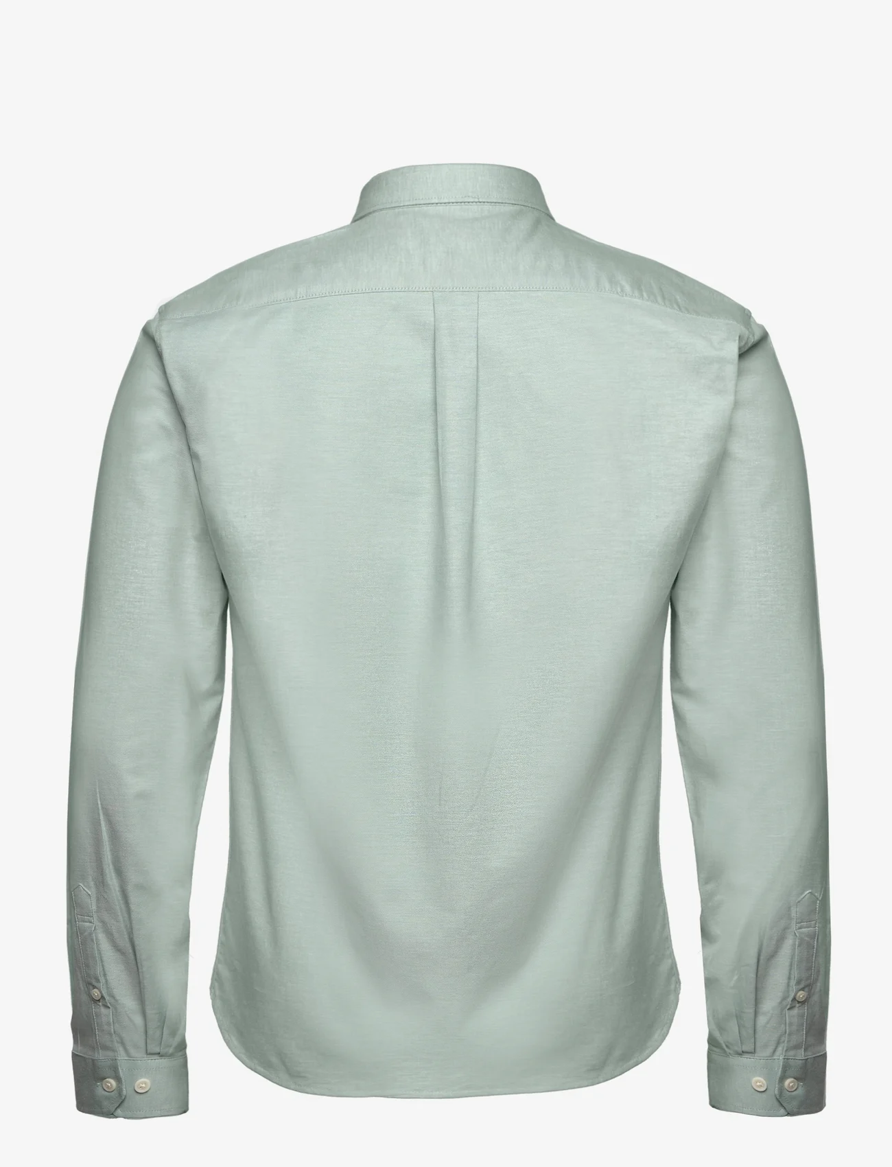 Lindbergh - Oxford superflex shirt L/S - oxford skjorter - mid green mix - 1