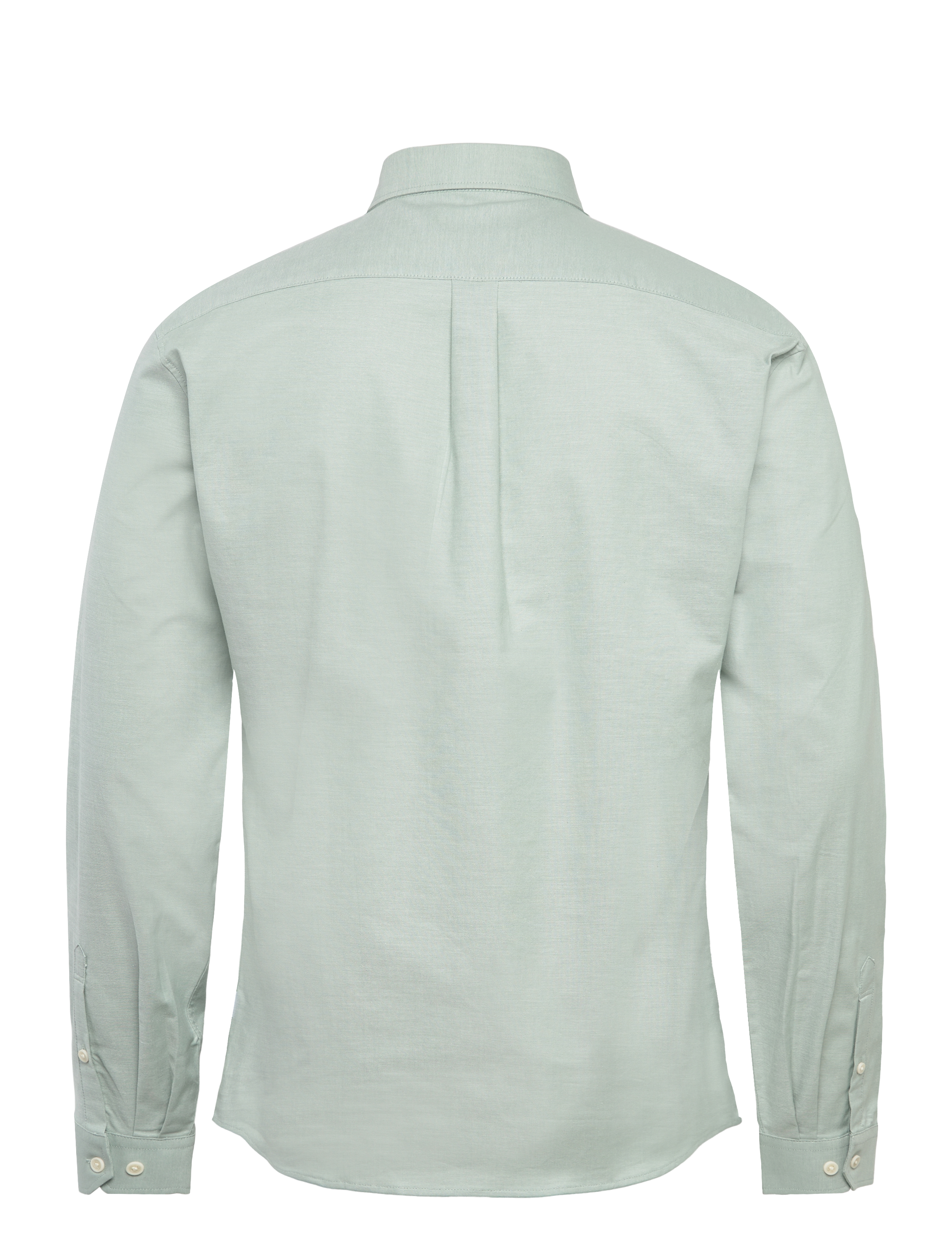 Lindbergh - Yarn dyed oxford superflex shirt L/S - oxfordi särgid - mid green mix - 2