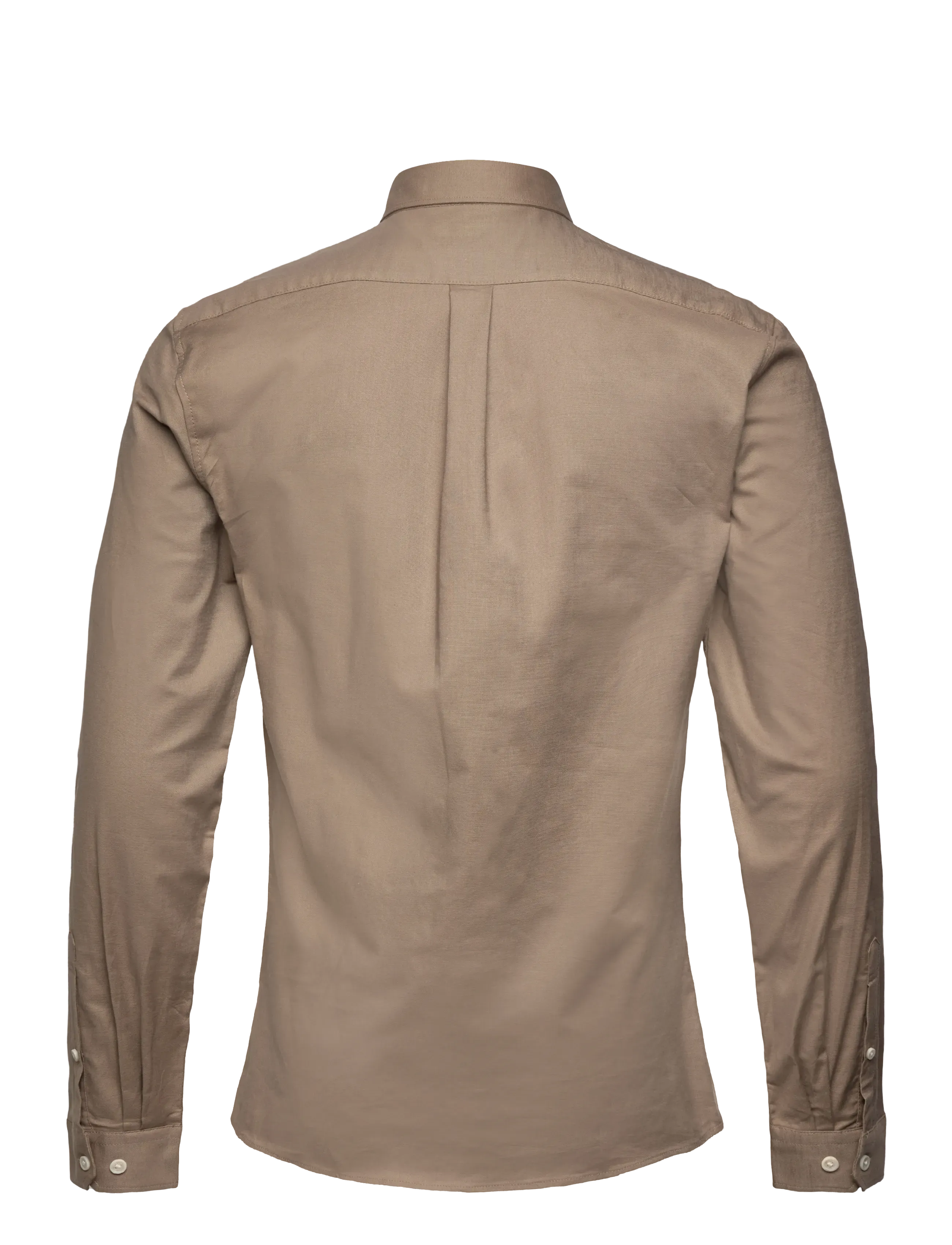 Lindbergh - Yarn dyed oxford superflex shirt L/S - oxford shirts - mid stone mix - 1