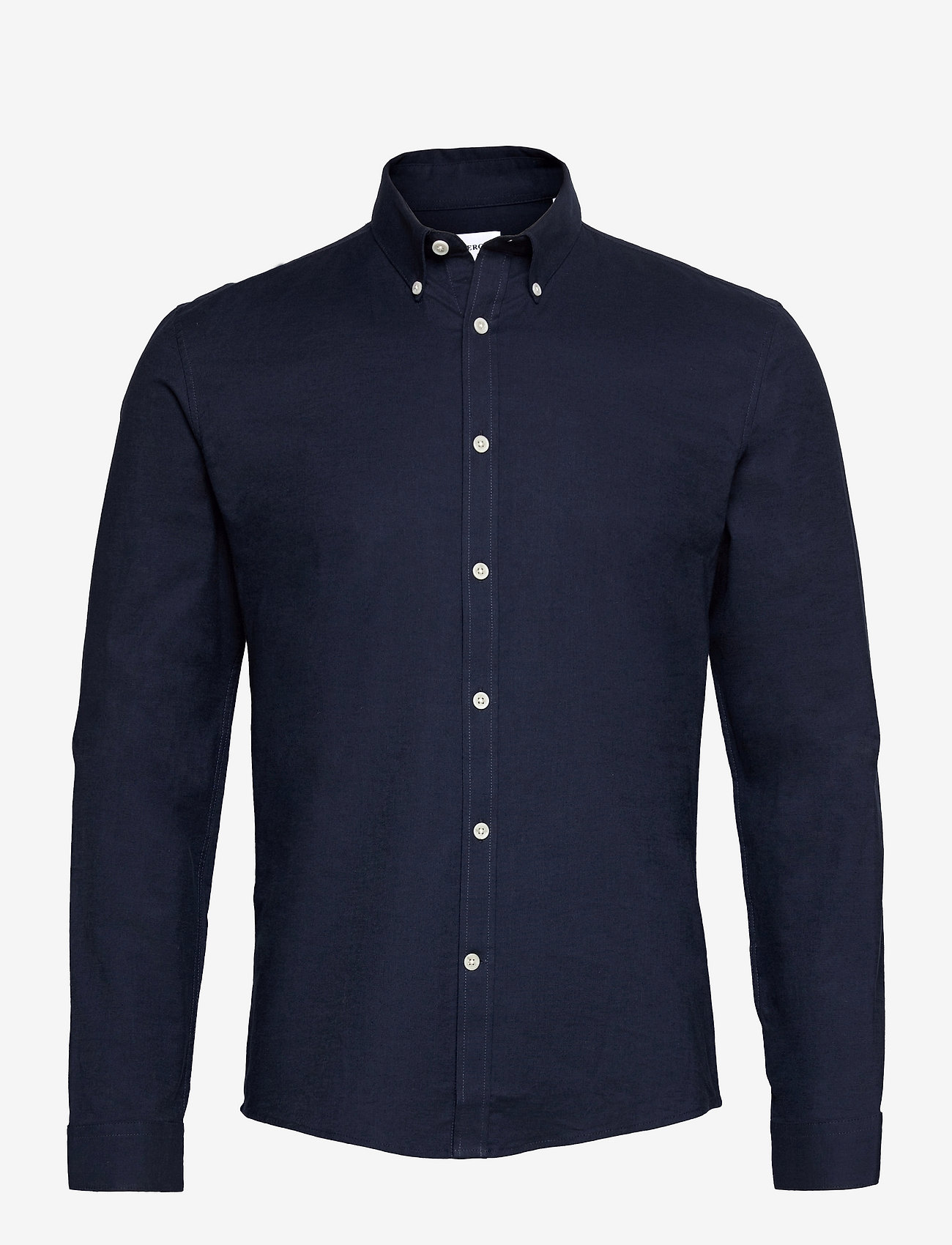 Lindbergh - Yarn dyed oxford superflex shirt L/S - oxford skjorter - navy mix - 1