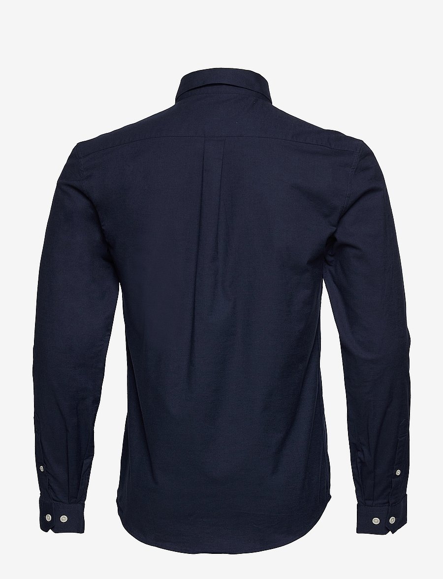Lindbergh - Yarn dyed oxford superflex shirt L/S - oxfordi särgid - navy mix - 2