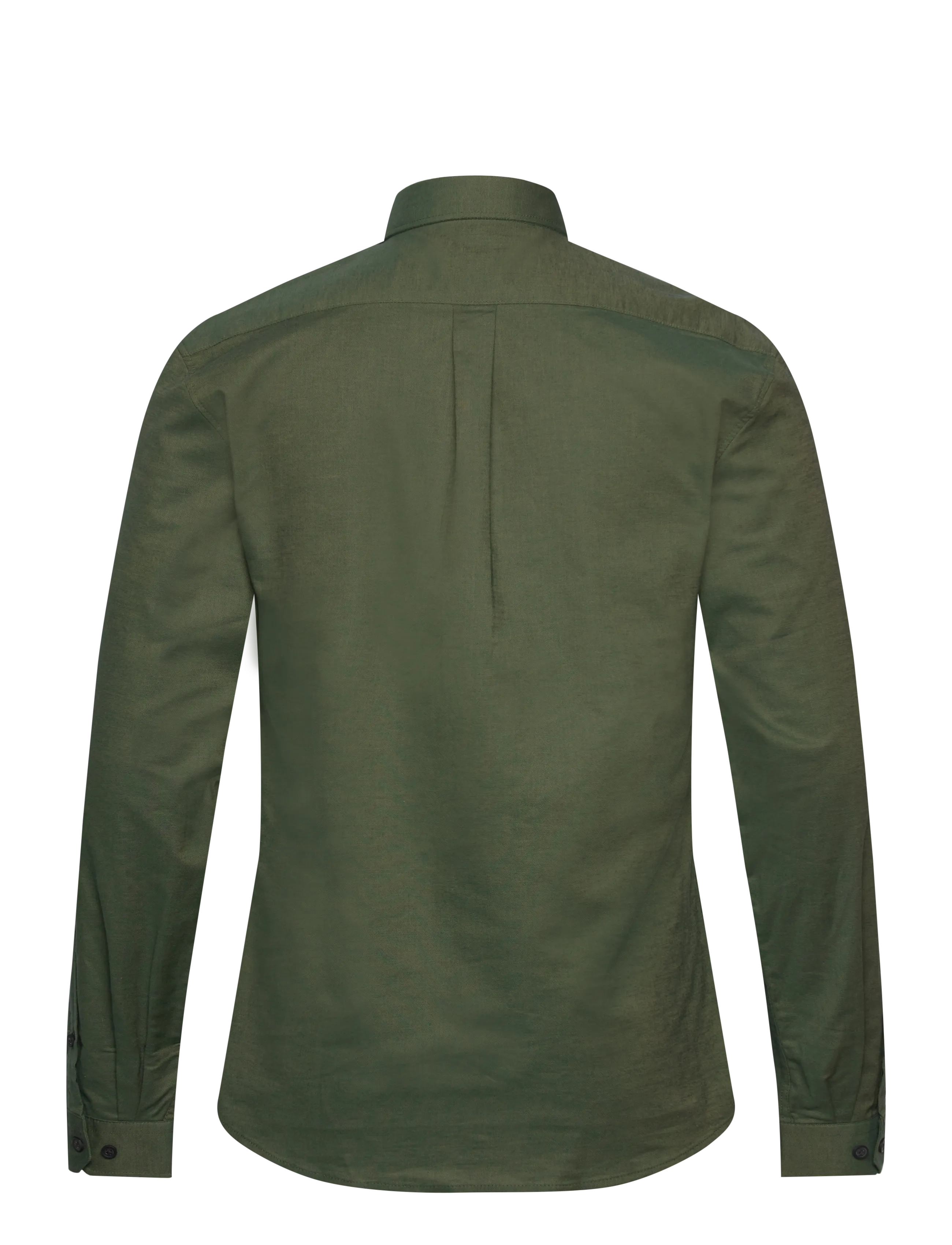 Lindbergh - Yarn dyed oxford superflex shirt L/S - oxfordi särgid - olive green mix - 1