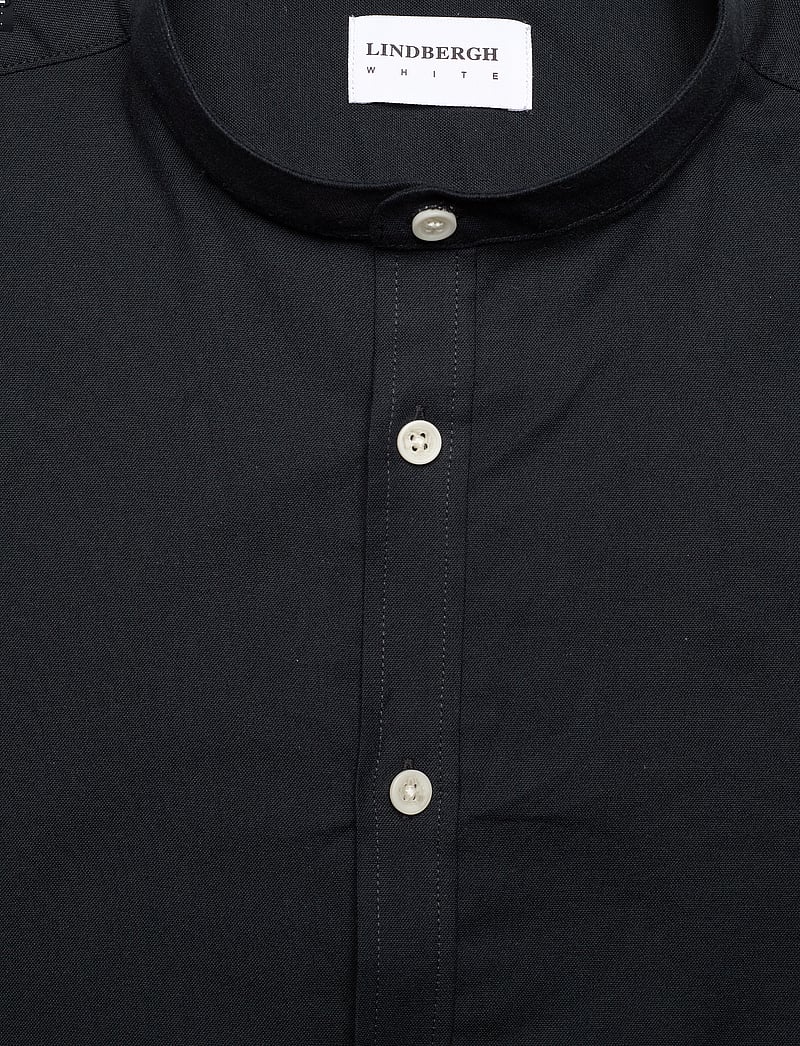 Lindbergh - Yarn dyed oxford superflex shirt - oxford-hemden - black - 3