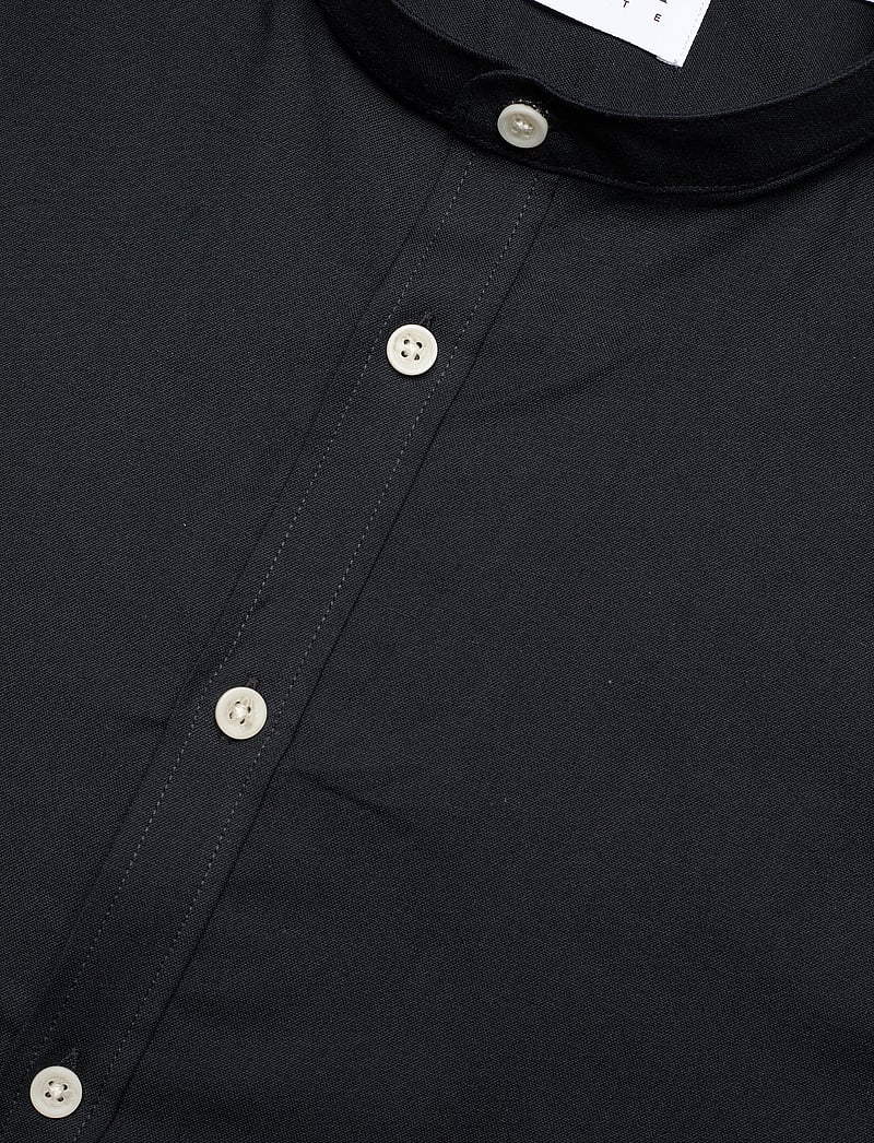 Lindbergh - Yarn dyed oxford superflex shirt - oxford-hemden - black - 4